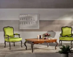 Casa Padrino Luxus Barock Couchtisch Braun - Rechteckiger Massivholz Wohnzimmertisch im Barockstil - Barock Wohnzimmer & Hotel Möbel - Luxus Qualität - Made in Italy