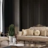 Casa Padrino Luxus Barock Couchtisch Silber / Gold - Handgefertigter Massivholz Wohnzimmertisch im Barockstil - Prunkvolle Barock Wohnzimmer Möbel