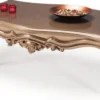 Casa Padrino Luxus Barock Couchtisch Bronze 129 x 95 x H. 48 cm - Wohnzimmer Möbel - Barockmöbel