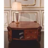Casa Padrino Luxus Barock Couchtisch Braun 90 cm - Barock Möbel - Made in Italy
