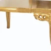 Casa Padrino Luxus Barock Couchtisch Gold 120 x 86 x H. 45 cm - Prunkvoller Wohnzimmertisch - Wohnzimmer Möbel im Barockstil