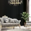 Casa Padrino Luxus Barock Couchtisch Antik Weiß / Gold - Handgefertigter Barockstil Wohnzimmertisch - Luxus Möbel im Barockstil - Barockstil Wohnzimmer Möbel - Barock Einrichtung - Barock Möbel