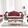 Casa Padrino Luxus Barock Couchtisch Silber - Rechteckiger Massivholz Wohnzimmertisch im Barockstil - Barock Möbel - Luxus Möbel im Barockstil - Barock Einrichtung - Edel & Prunkvoll