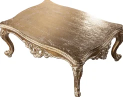 Casa Padrino Luxus Barock Couchtisch Antik Gold - Rechteckiger Barockstil Wohnzimmertisch - Barockstil Wohnzimmer Möbel - Barock Möbel - Luxus Möbel im Barockstil - Edel & Prunkvoll