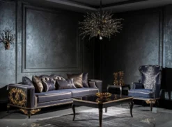 Casa Padrino Luxus Barock Couchtisch Schwarz / Gold - Eleganter Wohnzimmertisch im Barockstil - Handgefertigter Massivholz Tisch - Barock Wohnzimmer Möbel