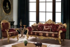 Casa Padrino Luxus Barock Couchtisch Gold - Massivholz Wohnzimmertisch im Barockstil - Barock Wohnzimmer Möbel - Edel & Prunkvoll