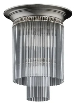 Casa Padrino Luxus Barock Deckenleuchte Silber Ø 34 x H. 41 cm - Barockstil Leuchten