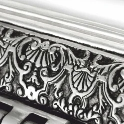 Casa Padrino Luxus Barock Deko Weinkühler Antik Silber H. 30 cm - Hotel Deko