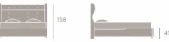 Casa Padrino Luxus Barock Doppelbett Beige / Cremefarben / Braun - Verschiedene Größen - Handgefertigtes Massivholz Bett im Barockstil - Barock Schlafzimmer & Hotel Möbel - Edel & Prunkvoll