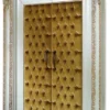 Casa Padrino Luxus Barock Doppel Wohnungstür Elfenbein / Gold 176 cm - Made in Italy