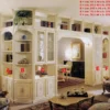 Casa Padrino Luxus Barock Eckschrank Weiß / Mehrfarbig / Gold - Riesiger Massivholz Wohnzimmer Schrank im Barockstil - Barock Wohnzimmer Möbel - Luxus Qualität - Made in Italy