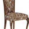Casa Padrino Luxus Barock Esszimmerstuhl Set Braun / Weiß / Silber - Handgefertigtes Küchen Stühle 6er Set - Barock Esszimmer Möbel - Luxus Qualität - Made in Italy