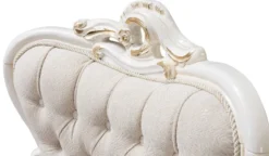 Casa Padrino Luxus Barock Esszimmer Stuhl 6er Set Weiß / Gold - Prunkvolle Barockstil Küchen Stühle - Luxus Esszimmer Möbel im Barockstil - Barock Esszimmer Möbel - Barockstil Möbel