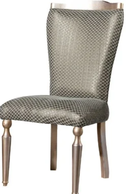 Casa Padrino Luxus Barock Esszimmer Stuhl Set Grün / Silber / Kupfer / Gold 55 x 55 x H. 102 cm - Küchen Stühle 6er Set - Esszimmer Möbel im Barockstil
