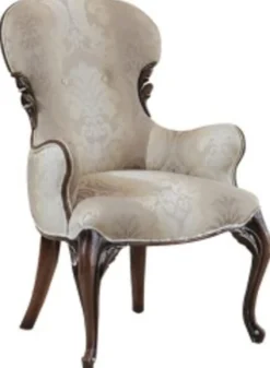 Casa Padrino Luxus Barock Esszimmerstuhl 8er Set mit Armlehnen Mehrfarbig / Dunkelbraun - Prunkvolle Esszimmerstühle im Barockstil - Barock Esszimmer Möbel - Luxus Esszimmer Möbel im Barockstil