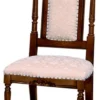 Casa Padrino Luxus Barock Esszimmer Stuhl 8er Set Rosa / Weiß / Dunkelbraun - Barockstil Küchen Stühle - Prunkvolle Luxus Esszimmer Möbel im Barockstil - Edel & Prunkvoll