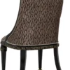 Casa Padrino Luxus Barock Esszimmer Stuhl 8er Set Silber Muster / Schwarz / Gold - Prunkvolle Barockstil Küchen Stühle - Luxus Barockstil Esszimmer Möbel - Barock Esszimmer Möbel - Barockstil Möbel