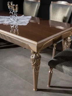 Casa Padrino Luxus Barock Esszimmerstuhl Grün / Silber / Kupfer / Gold - Handgefertigter Massivholz Küchenstuhl - Esszimmer Möbel im Barockstil