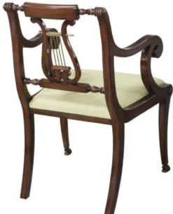 Casa Padrino Luxus Barock Esszimmerstuhl mit Armlehnen Braun / Gold 59 x 59 x H. 88 cm - Esszimmermöbel