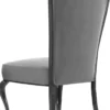 Casa Padrino Luxus Barock Esszimmer Set Grau / Schwarz / Silber - 1 Esszimmertisch & 6 Esszimmerstühle - Barock Esszimmermöbel - Luxus Qualität - Edel & Prunkvoll