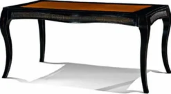 Casa Padrino Luxus Barock Esstisch Schwarz / Braun 164-264 cm - Barock Möbel - Made in Italy