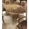 Casa Padrino Luxus Barock Esszimmer Stuhl mit Armlehnen Schwarz / Grau / Gold H. 113 cm - Barock Möbel