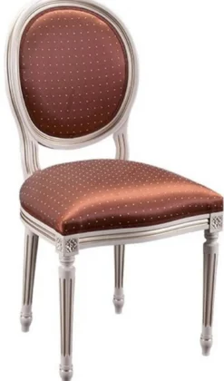 Casa Padrino Luxus Barock Esszimmer Stuhl 4er Set Bordeaurot / Weiß