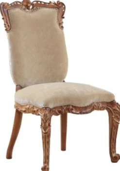 Casa Padrino Luxus Barock Esszimmer Set Beige / Braun - 1 Barock Esstisch & 8 Barock Esszimmerstühle - Prunkvolle Esszimmer Möbel im Barockstil