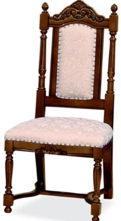 Casa Padrino Luxus Barock Esszimmer Stuhl 6er Set Rosa / Weiß / Dunkelbraun - Barockstil Küchen Stühle - Prunkvolle Luxus Esszimmer Möbel im Barockstil - Edel & Prunkvoll