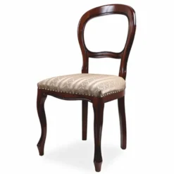 Casa Padrino Luxus Barock Esszimmer Stuhl Gold / Dunkelbraun H. 97 cm - Esszimmer Möbel