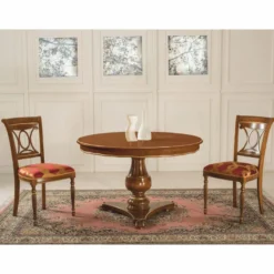 Casa Padrino Luxus Barock Esszimmer Stuhl Bordeauxrot / Gold / Braun - Made in Italy