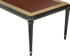 Casa Padrino Luxus Barock Esszimmer Set Silber Muster / Braun / Schwarz / Gold - 1 Barock Esstisch & 6 Barock Esszimmerstühle - Luxus Esszimmer Möbel im Barockstil - Barock Esszimmer Möbel