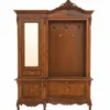 Casa Padrino Luxus Barock Garderobe Braun 162 x 45 x H. 230 cm - Barock Garderoben Möbel