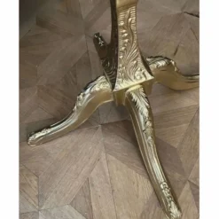 Casa Padrino Luxus Barock Garderobenständer Gold / Silber H. 180 cm - Made in Italy
