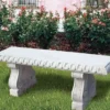 Casa Padrino Luxus Barock Gartenbank 140 cm - Barock Gartenmöbel Made in Italy