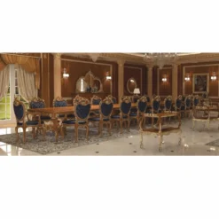 Casa Padrino Luxus Barock Hotel Servierwagen Braun / Gold / Silber - Made in Italy