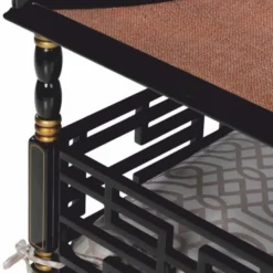 Casa Padrino Luxus Barock Hundebett im orientalischen Stil Schwarz / Gold
