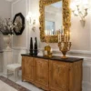 Casa Padrino Luxus Barock Kerzenhalter Antik Gold Ø 35 x H. 51 cm - Prunkvoller Barockstil Kerzenständer - Luxus Deko Accessoires im Barockstil - Luxus Qualität - Made in Italy