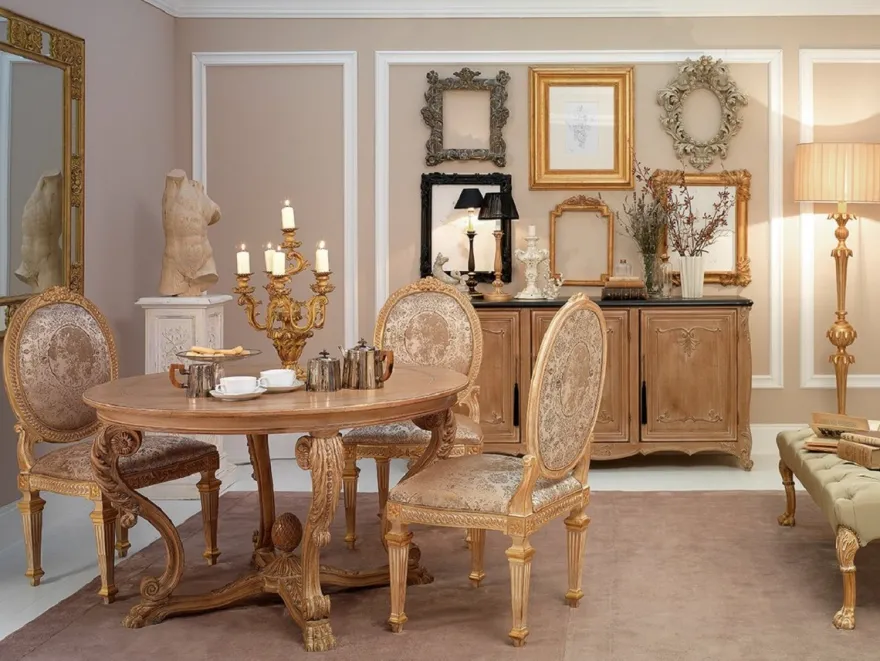 Casa Padrino Luxus Barock Kerzenhalter Antik Gold Ø 35 x H. 51 cm - Prunkvoller Barockstil Kerzenständer - Luxus Deko Accessoires im Barockstil - Luxus Qualität - Made in Italy