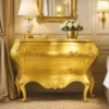 Casa Padrino Luxus Barock Kommode Gold 127,5 cm - Barock Möbel - Made in Italy