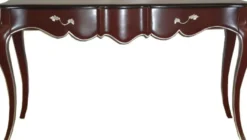 Casa Padrino Luxus Barock Konsolentisch Braun - Edle Konsole aus Massivholz, 160 x 50 x 90 cm