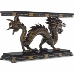 Casa Padrino Luxus Barock Konsole Drache 135 cm - Barock Möbel im chinesischen Stil