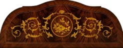 Casa Padrino Luxus Barock Konsole Weiß / Braun / Gold - Handgefertigter Massivholz Konsolentisch mit Schublade - Luxus Wohnzimmer Möbel im Barockstil - Barock Möbel - Barock Einrichtung