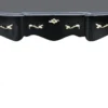 Casa Padrino Luxus Barock Konsolentisch in Schwarz und Gold, 120 x 80 x 58 cm, Sekretär mit drei Schubladen