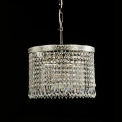 Casa Padrino Luxus Barock Kristall Kronleuchter Gold Ø 30 x H. 25 cm - Prunkvolle Messing Kronleuchter mit böhmischem Kristallglas - Barock Möbel - Edel & Prunkvoll