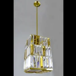 Casa Padrino Luxus Barock Kristall Wandleuchte Gold 16 x 16 x H. 26 cm - Prunkvolle Messing Wandleuchte mit böhmischem Kristallglas - Barock Möbel - Edel & Prunkvoll