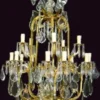 Casa Padrino Luxus Barock Kristall Kronleuchter Gold - Prunkvoller Wohnzimmer Kronleuchter im Barockstil - Hotel Kronleuchter - Barock Möbel - Barock Kristall Leuchten - Edel & Prunkvoll