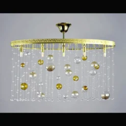 Casa Padrino Luxus Barock Kristall Wandleuchte Gold 72 x 26 x H. 46 cm - Prunkvolle Messing Wandleuchte mit böhmischem Kristallglas - Barock Möbel - Edel & Prunkvoll
