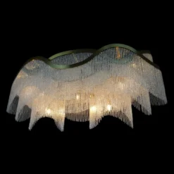 Casa Padrino Luxus Barock Kristall Wandleuchte Gold 180 x 60 x H. 70 cm - Prunkvolle Messing Wandleuchte mit böhmischem Kristallglas - Barock Möbel - Edel & Prunkvoll