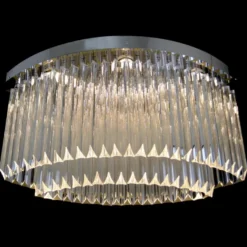Casa Padrino Luxus Barock Kristall Wandleuchte Silber 80 x 40 x H. 41 cm - Prunkvolle Messing Wandleuchte mit böhmischem Kristallglas - Barock Möbel - Edel & Prunkvoll